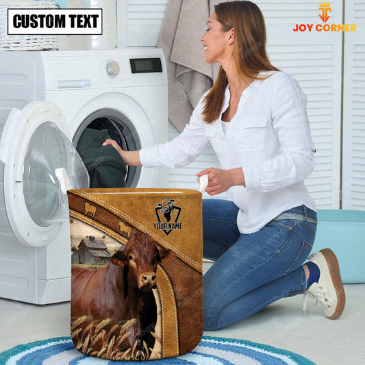 Joycorners Beefmaster Cattle Brown  Custom Name  Basket