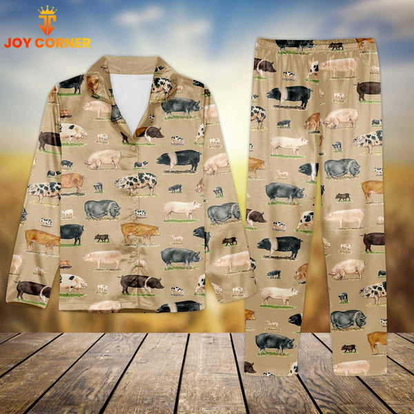 Joy Corner Pig Lover Style 1 3D Chistmas Pajamas