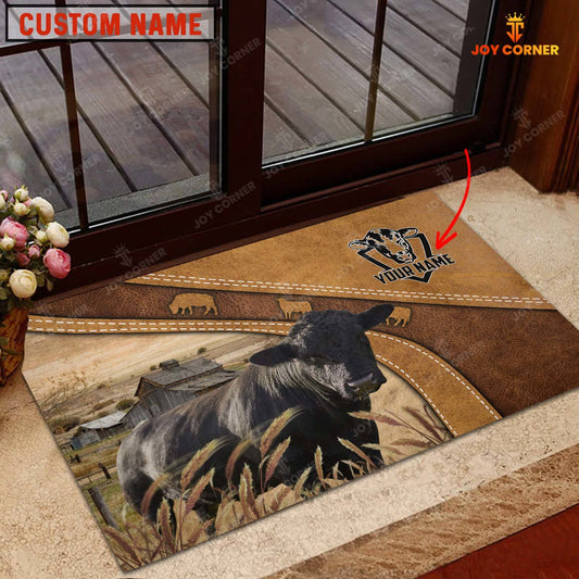 Joycorners Lowline Personalized - Welcome Brown Doormat