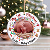 Joycorners My First Christmas Ornament, Personalized Ornament 2D Flat LM2211