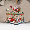 Joycorners Gas Station Merry Christmas Ornament, Personalized Ornament 2D Flat LM2211