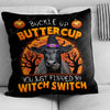 Joycorners Happy Halloween Black Angus Buckle Up Butter Cup Pillow Case