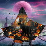 Joy Corner Pumpkin Black Angus Halloween Special Hooded Cloak