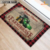 Joycorners Farm Tractor Faith Family Farming Custom Name Doormat