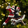 Joycorners Custom Name Couple Dance Ornament, Couple Christmas Gift 2D Flat LM2111