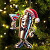 Joycorners Custom Name Barista Ornament, Barista Christmas Decoration 2D Flat LM2111