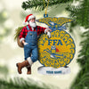 Joycorners FFA Education Christmas Ornament, Personalized Ornament 2D Flat LM2211