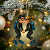 Joycorners Couple Diving Home Decor, Christmas Ornament, Personalized Ornament 2D Flat LM2111