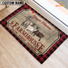 Joycorners Goat Faith Family Farming Custom Name Doormat