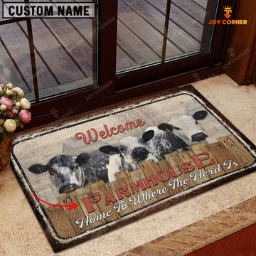 Joycorners Speckle Park Personalized - Welcome  Doormat