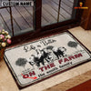 Joycorners Charolais Life is Better Custom Name Doormat