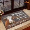 Joycorners Simmental Happiness Is Coming Home Knowing Your Cow Doormat