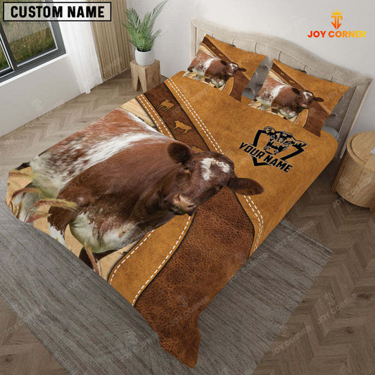 Joycorners Shorthorn Cattle Customized Bedding set