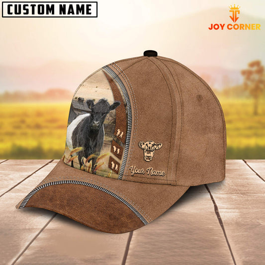 Joycorners Belted Galloway Farming Land Customized Name Cap