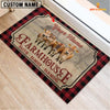 Joycorners Jersey Faith Family Farming Custom Name Doormat