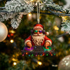 Joycorners Santa DJ Christmas, Home Decor, Christmas Ornament, Personalized Ornament 2D Flat LM2111