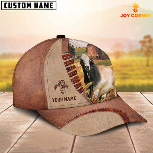 Joycorners Personalized Name Brahman Farm Barn Cap