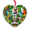 Joycorners Custom Name Ireland Ornament, Christmas Gift for Ireland Lover89 2D Flat LM2111