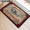 Joycorners Brahman Faith Family Farming Custom Name Doormat