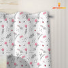 Joycorners Alpaca Flower 3D Shower Curtain