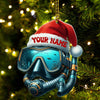 Joycorners Diving Home Decor, Christmas Ornament, Personalized Ornament 2D Flat LM2111