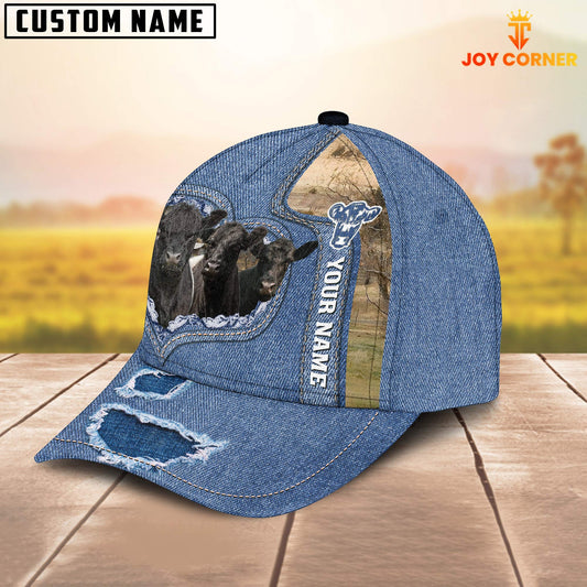 Joy Corners Belted Galloway Customized Name Denim Cap