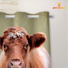 Joycorners Shorthorn Hello Sweet Cheeks 3D Shower Curtain