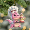Joycorners Custom Name Bakery Ornament, Christmas Gift for Baking Lover 2D Flat LM2211
