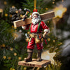 Joycorners Carpenter Santa Christmas Ornament, Personalized Ornament 2D Flat LM2211