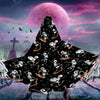 Joy Corner Skeleton Happy Halloween Pattern Special Hooded Cloak