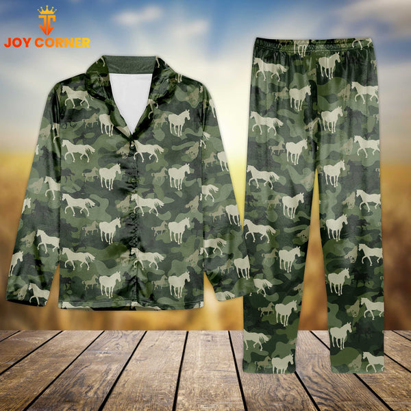 Joy Corner Horse Lover Style 2 3D Chistmas Pajamas