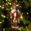 Joycorners Nutcracker Christmas Ornament, Personalized Ornament 2D Flat LM2211