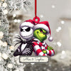 Joycorners Custom Ornament, Couple ELF Ornament, Christmas Decor 2D Flat LM2211