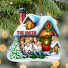 Joycorners Custom Name and Photo Family Ornament, Family Christmas Decoration 2D Flat LM2211