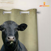 Joycorners Black Angus Hello Sweet Cheeks 3D Shower Curtain