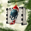 Joycorners Goalkeeper Home Decor Christmas Ornament, Personalized Ornament 2D Flat LM2211