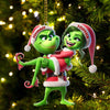 Joycorners Custom Name Couple Christmas Ornament, Lover Christmas Gift3 2D Flat LM2111