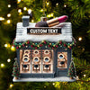 Joycorners Custom Name Beauty Salon Ornament, Beauty Shop Christmas Decor 2D Flat LM2111
