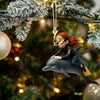 Joycorners Dolphin Trainer Home Decor, Christmas Ornament, Personalized Ornament 19 2D Flat LM2111