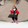 Joycorners Santa DJ Home Decor Christmas Ornament, Personalized Ornament 2D Flat LM2211
