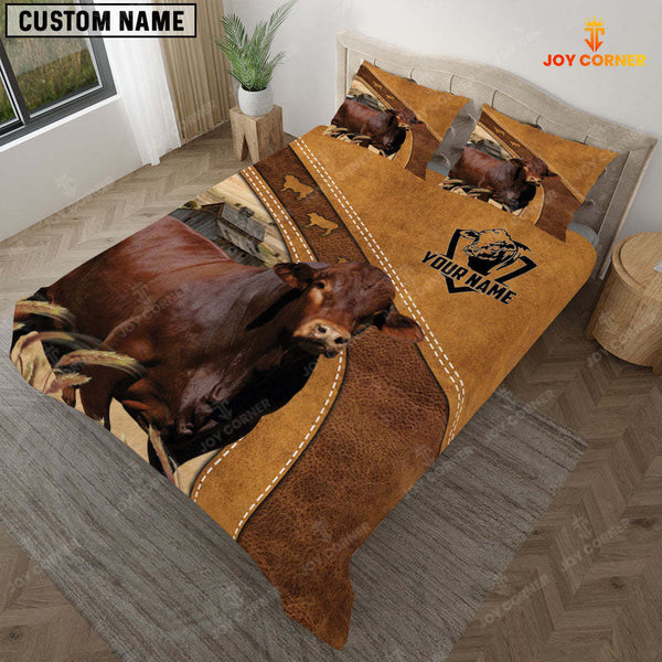 Joycorners Custom Name Beefmaster Bedding set