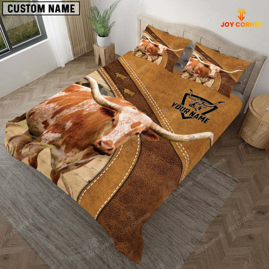 Joycorners Texas Longhorn Cattle Customized Bedding set