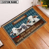 Joycorners Brahman Wipe Your Hooves Custom Name Doormat