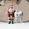 Joycorners Santa Dentist Christmas Home Decor Christmas Ornament, Personalized Ornament 2D Flat LM2211