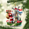Joycorners Santa Netherlands Christmas Ornament, Personalized Ornament 2D Flat LM2211