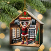 Joycorners Weight Room Christmas Ornament, Personalized Ornament 2D Flat LM2211