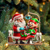 Joycorners Custom Name Dentist Ornament, Dentist Christmas Gift5 2D Flat LM2111