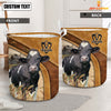 Joycorners  Holstein Cattle Brown  Custom Name  Basket