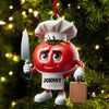 Joycorners Tomato Chef Christmas Ornament, Personalized Ornament 2D Flat LM2211