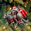 Joycorners Custom Name Turkey Ornament, Turkey Lover Christmas Gift 2D Flat LM2111